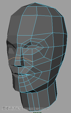 Maya建模教程:人头建模的详细教程