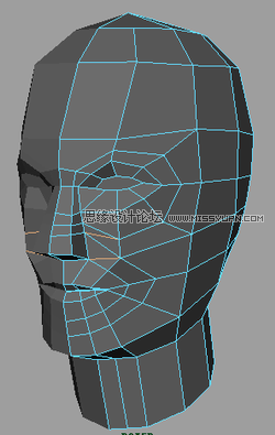 Maya建模教程:人头建模的详细教程