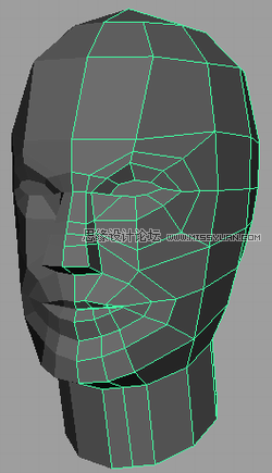Maya建模教程:人头建模的详细教程