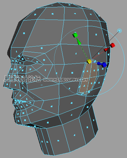 Maya建模教程:人头建模的详细教程