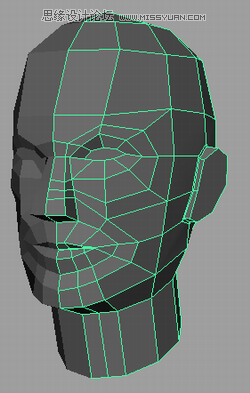 Maya建模教程:人头建模的详细教程