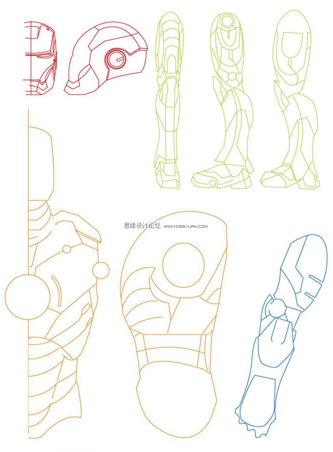 Maya建模教程:打造超级英雄钢铁侠