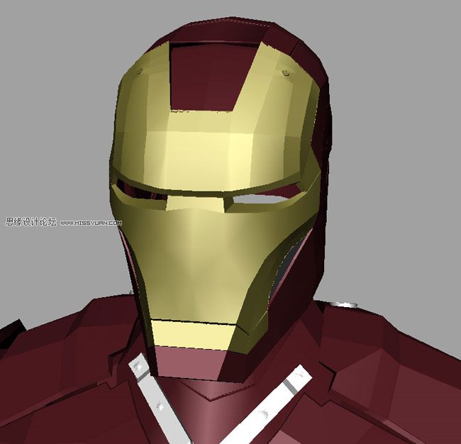 Maya建模教程:打造超级英雄钢铁侠