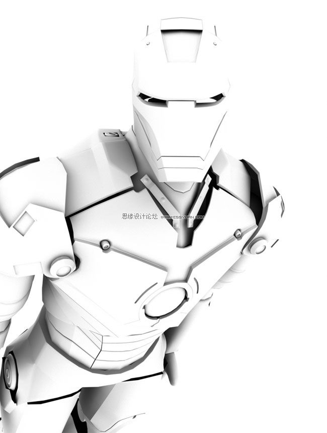 Maya建模教程:打造超级英雄钢铁侠