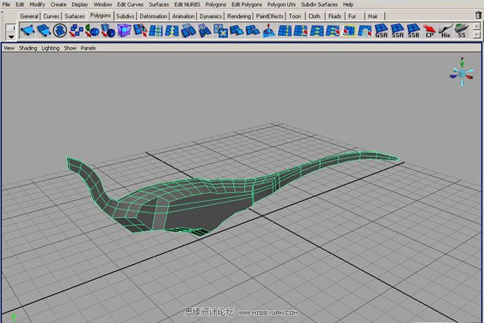Maya建模教程：制作真实的恐龙