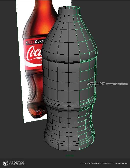 Maya建模教程:打造最逼真的可乐瓶子