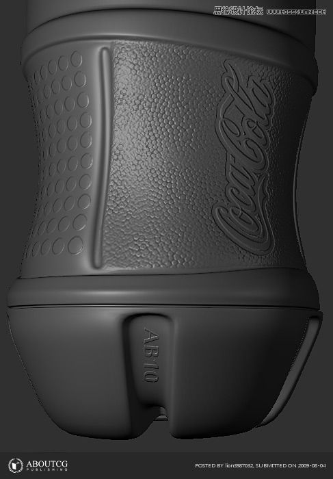 Maya建模教程:打造最逼真的可乐瓶子