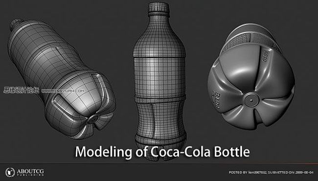Maya建模教程:打造最逼真的可乐瓶子