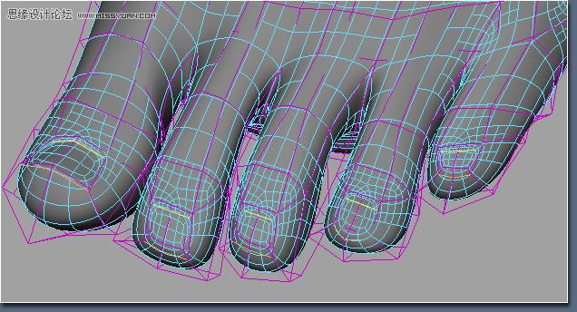 Maya建模教程：逼真脚部建模教程