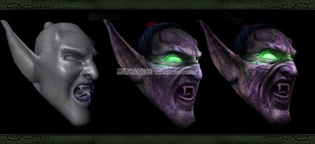 Maya制作华丽复杂的伊利丹教程