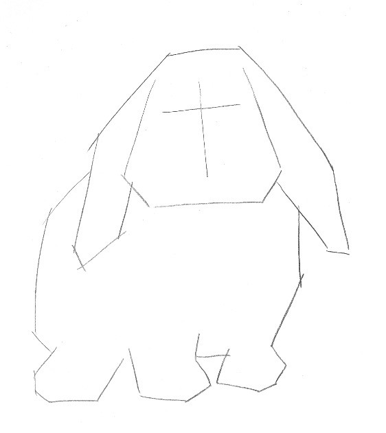 详解彩色铅笔画之垂耳兔的画法