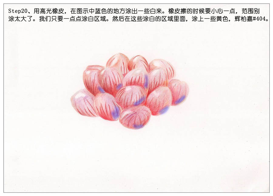 手绘多肉玉露彩铅绘画教程