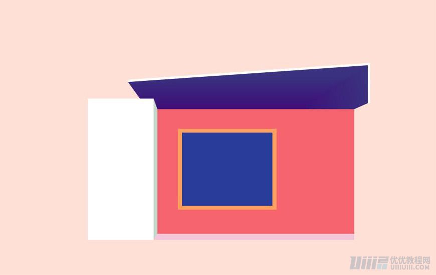 Illustrator绘制扁平化风格的建筑图