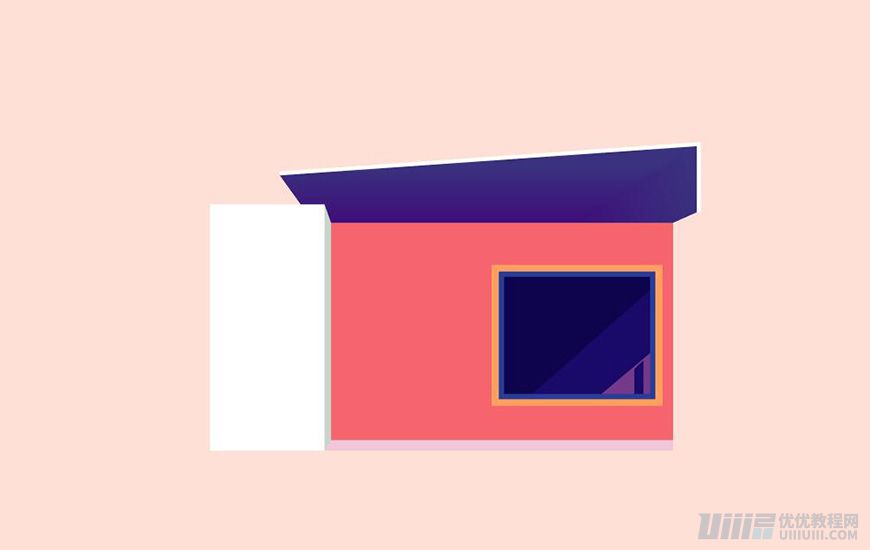 Illustrator绘制扁平化风格的建筑图