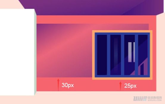 Illustrator绘制扁平化风格的建筑图