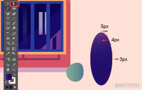 Illustrator绘制扁平化风格的建筑图