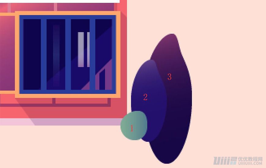 Illustrator绘制扁平化风格的建筑图