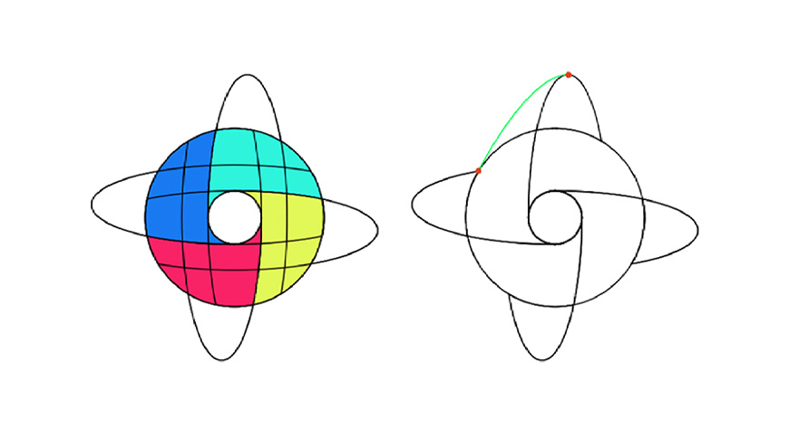 Illustrator设计紫色立体效果的企业LOGO