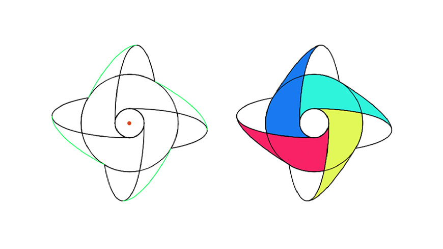 Illustrator设计紫色立体效果的企业LOGO