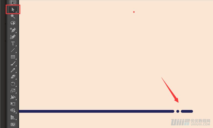 Illustrator制作扁平化风格的电视机