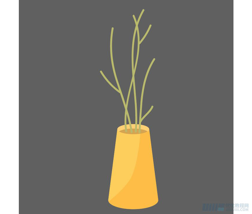 Illustrator绘制扁平化风格的办公室插画