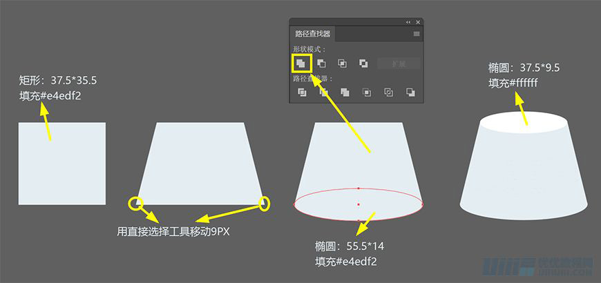 Illustrator绘制扁平化风格的办公室插画
