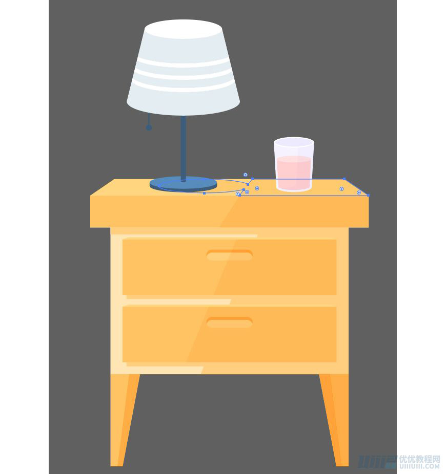 Illustrator绘制扁平化风格的办公室插画