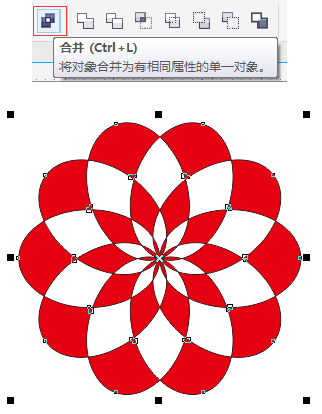 CorelDRAW制作剪纸风格的创意花纹