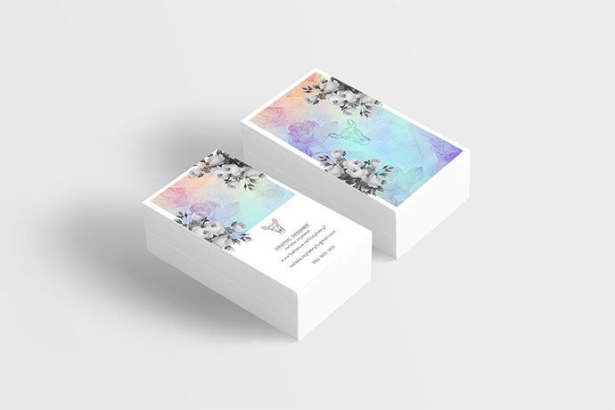 25款绚丽的全息效果的名片设计欣赏