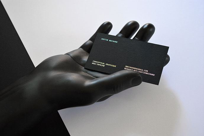 25款绚丽的全息效果的名片设计欣赏