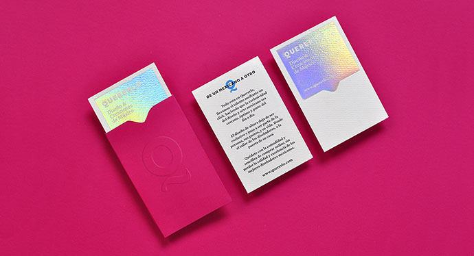 25款绚丽的全息效果的名片设计欣赏