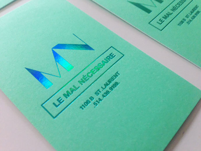 25款绚丽的全息效果的名片设计欣赏