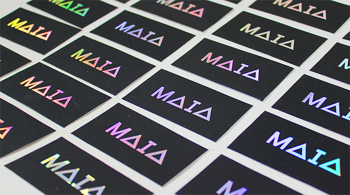 25款绚丽的全息效果的名片设计欣赏