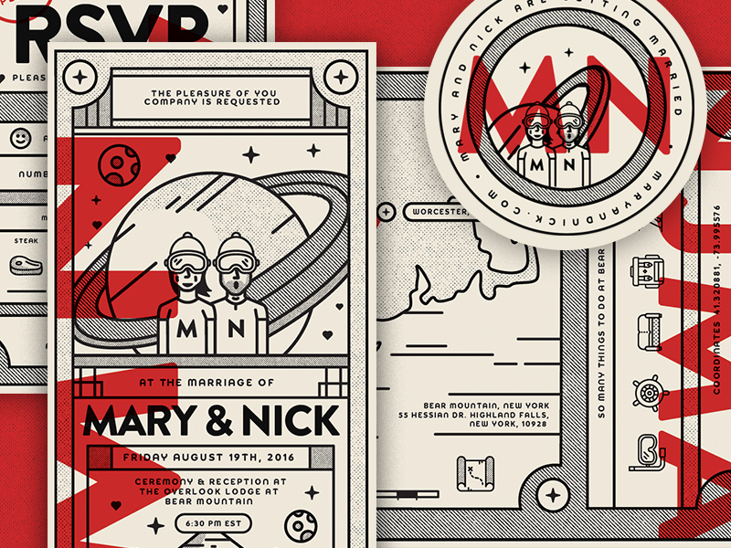 11组优秀的国际获奖婚礼请柬设计欣赏