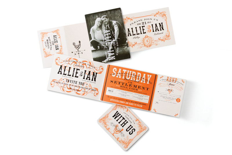 11组优秀的国际获奖婚礼请柬设计欣赏