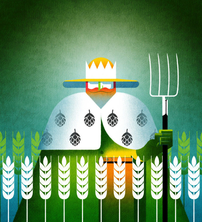 单车品牌绿色出行商业插画设计欣赏