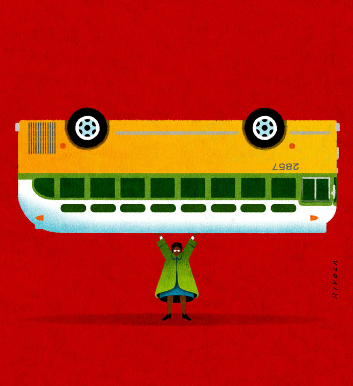 单车品牌绿色出行商业插画设计欣赏