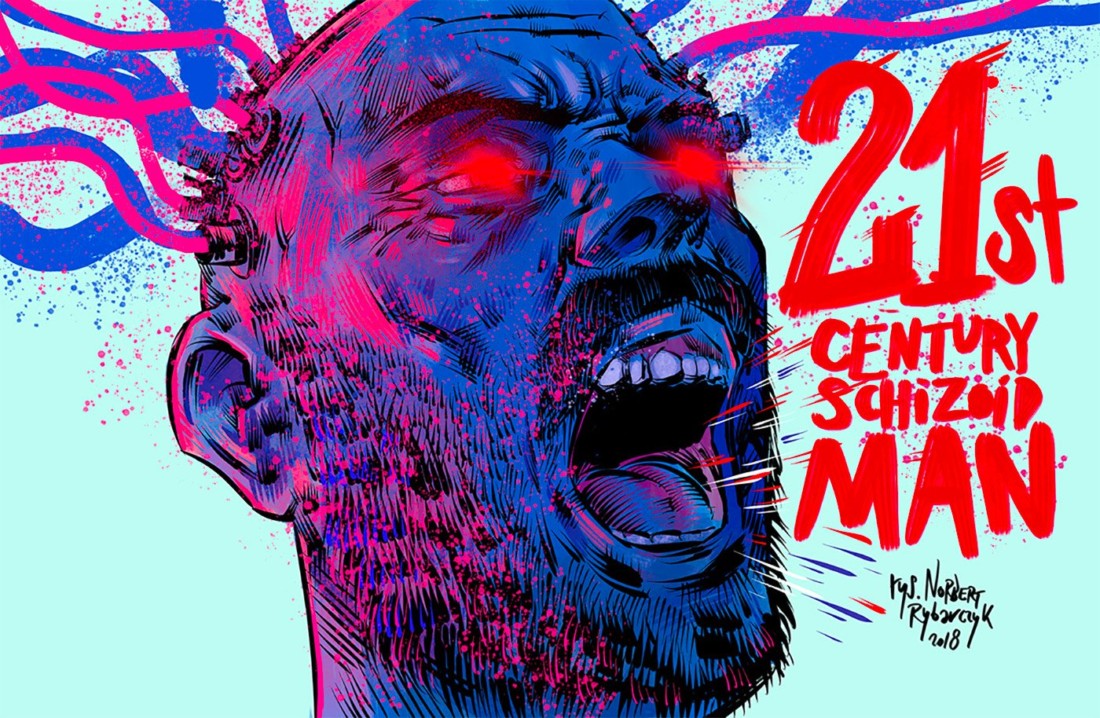 创意富有夸张主题的动漫明星插画设计