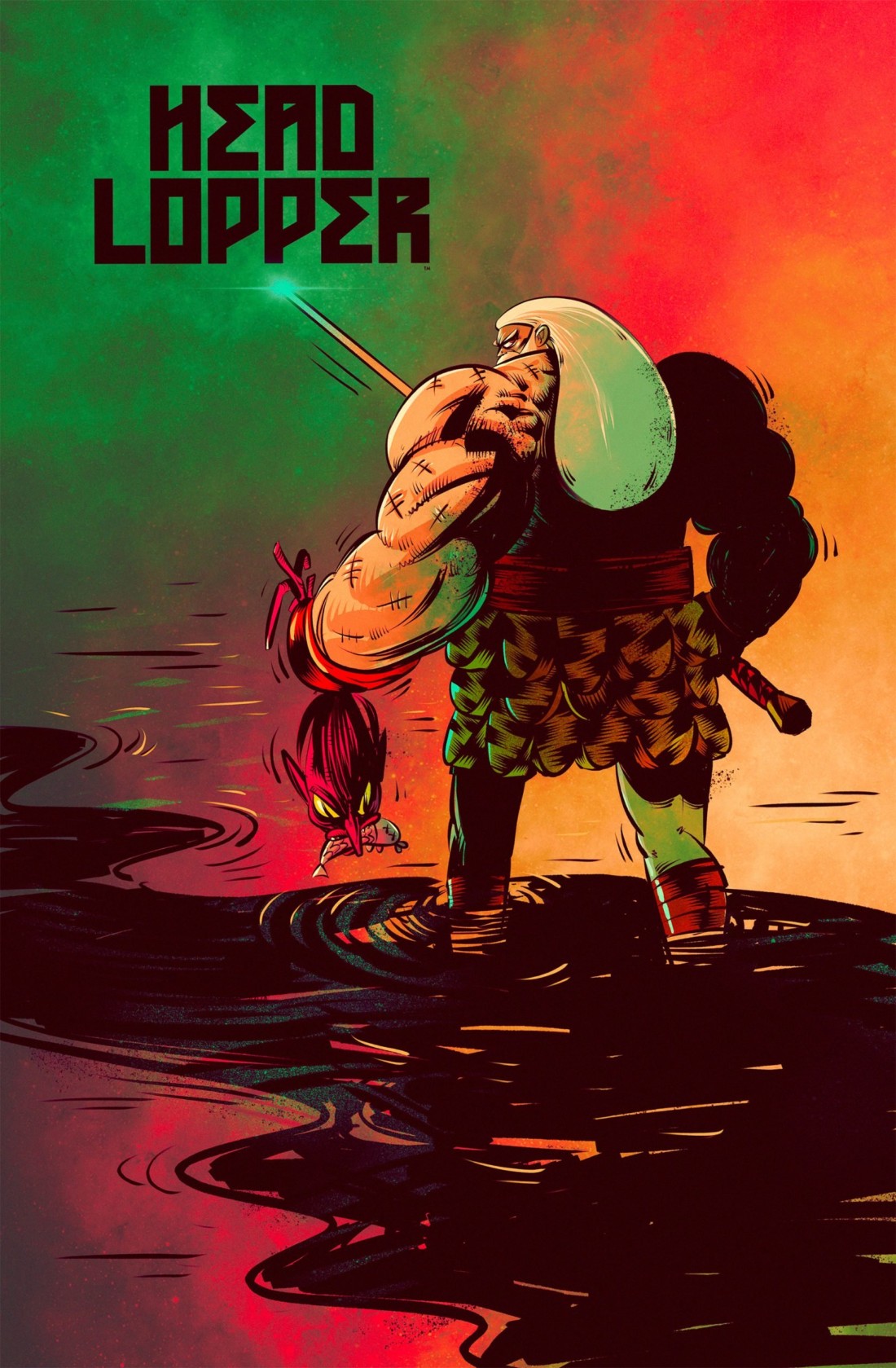 创意富有夸张主题的动漫明星插画设计