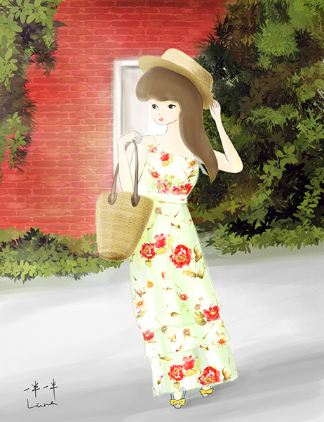 可爱的手绘插画作品设计欣赏