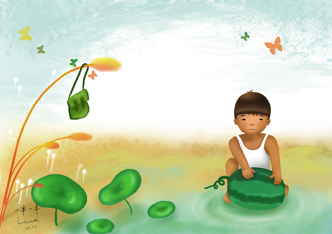 可爱的手绘插画作品设计欣赏