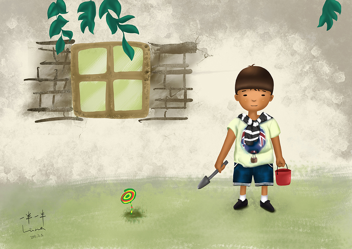 可爱的手绘插画作品设计欣赏