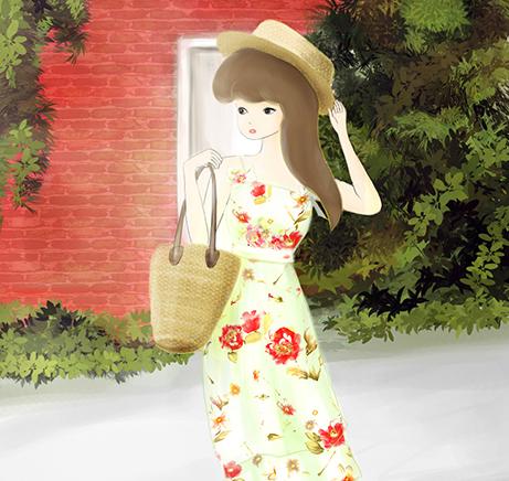 可爱的手绘插画设计作品欣赏