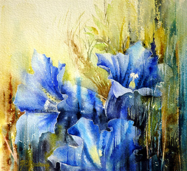 Marie Claire Moudru花卉绘画设计欣赏