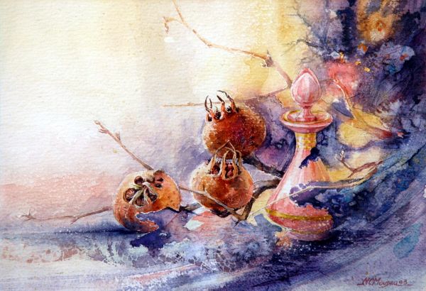 Marie Claire Moudru花卉绘画设计欣赏