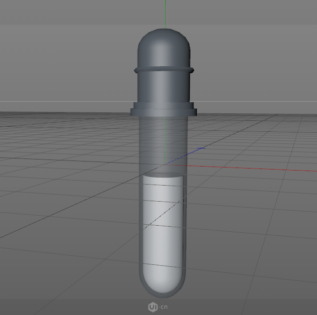 C4D制作立体特效的药瓶