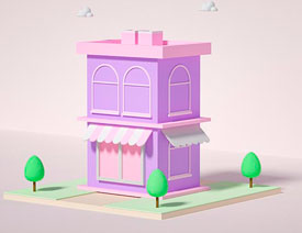 C4D设计三维场景中模型使用倒角的原因