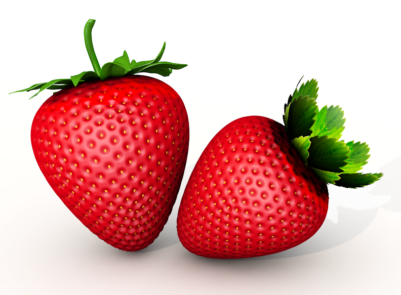 C4D制作逼真的草莓建模及渲染设计教程