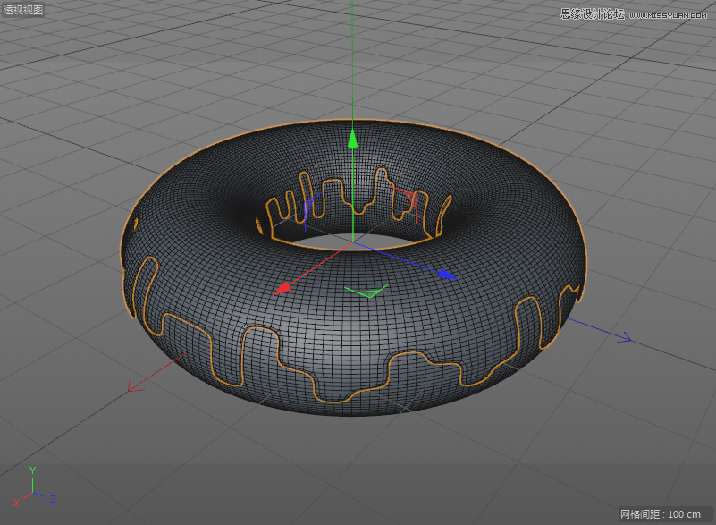 C4D详解甜甜圈美食的建模及渲染