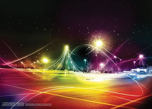 设计教程：详解光线效果之光的轨迹